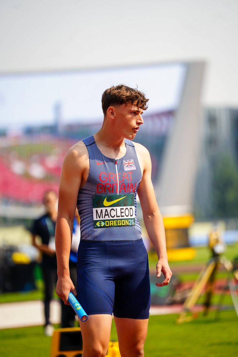 scotathletics's tweet photo. LUC RECORD
#SALtogether
Fine Mixed 4x400m Relay performance by Luc Macleod at World Juniors 🇺🇸
GB 5th in final 3:20.50
New UK Record this event U20 🇬🇧
Photo @BritAthletics Mallory Porcher
@SALChiefExec @OvensDavid @BancStoneAC @RobMMacleod @katymaybarden @SAL_Coaching @AllanHammy https://t.co/Fg75HstFVN