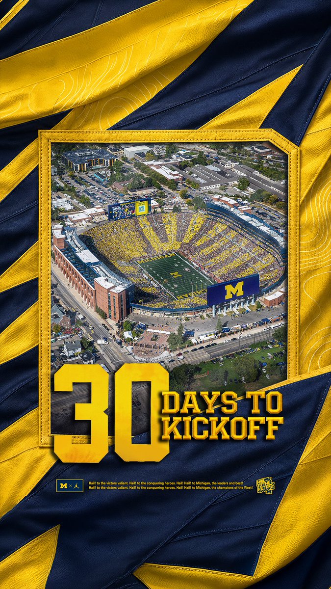 UMichFootball's tweet photo. 3️⃣0️⃣ https://t.co/rvU6i8DfIf