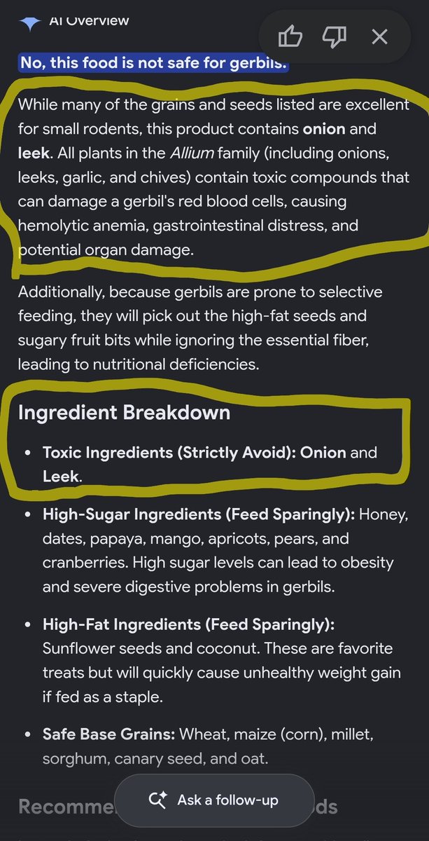 BDMed_Bear's tweet photo. CAUTION PET OWNERS...
SOLD AS SAFE FOR ALL SMALL ANIMALS BUT CONTAIN TOXIC INGREDIENTS!! 
please please share to spread the word, we read the packaging before feeding but someone else may not!! We've messaged the company and will update you when we hear back from them https://t.co/mzKyDs7VCn