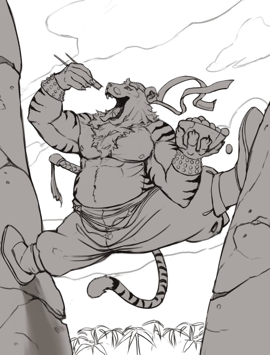 PBuckovski's tweet photo. Finished this tiger boi!

Commissioned work. https://t.co/1RZHh4Pt3H