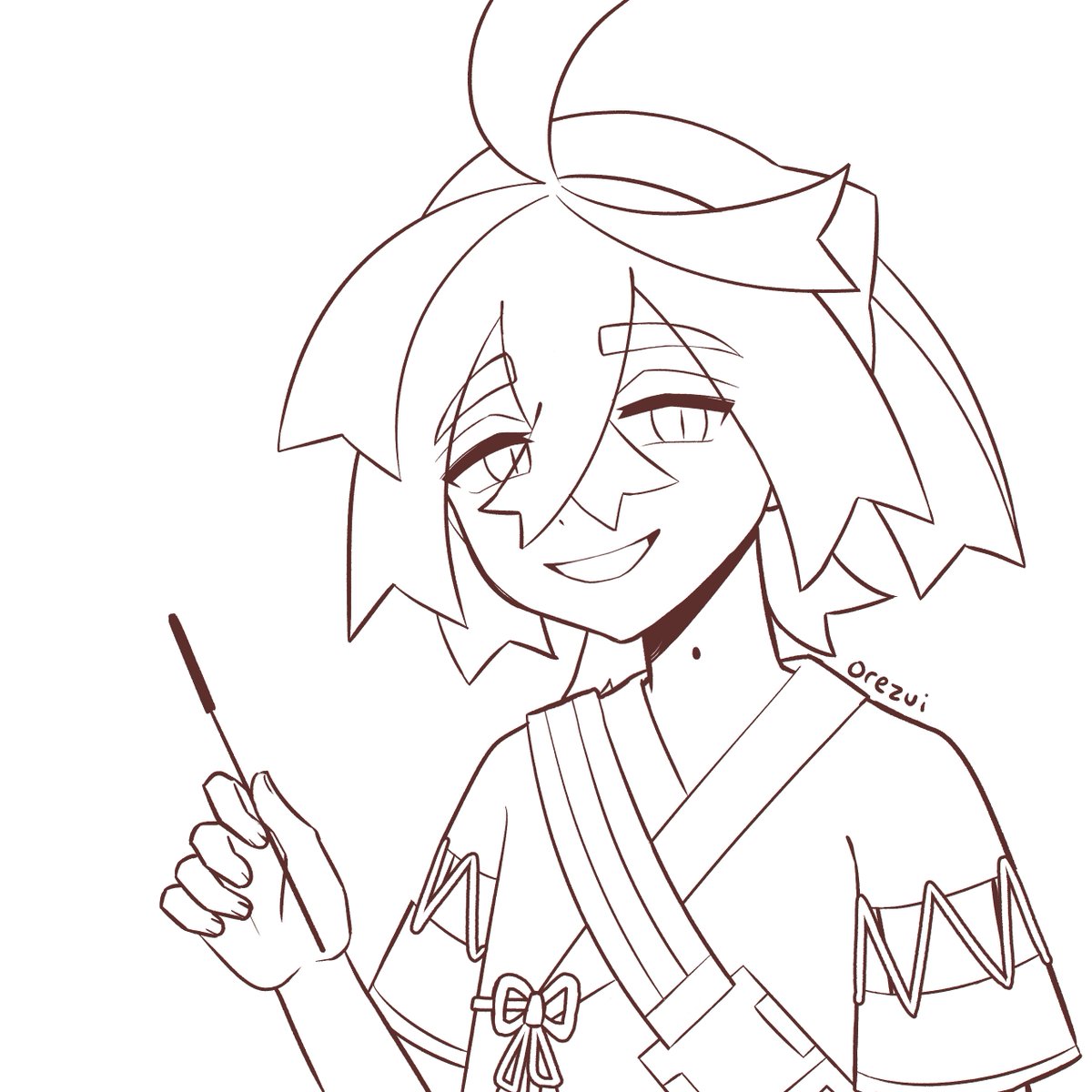 orezui's tweet photo. Line art distribution
Feel free to color if you want to 🥹 I'd like to see if you do, so quoting is fine !! https://t.co/esLoYYlna4