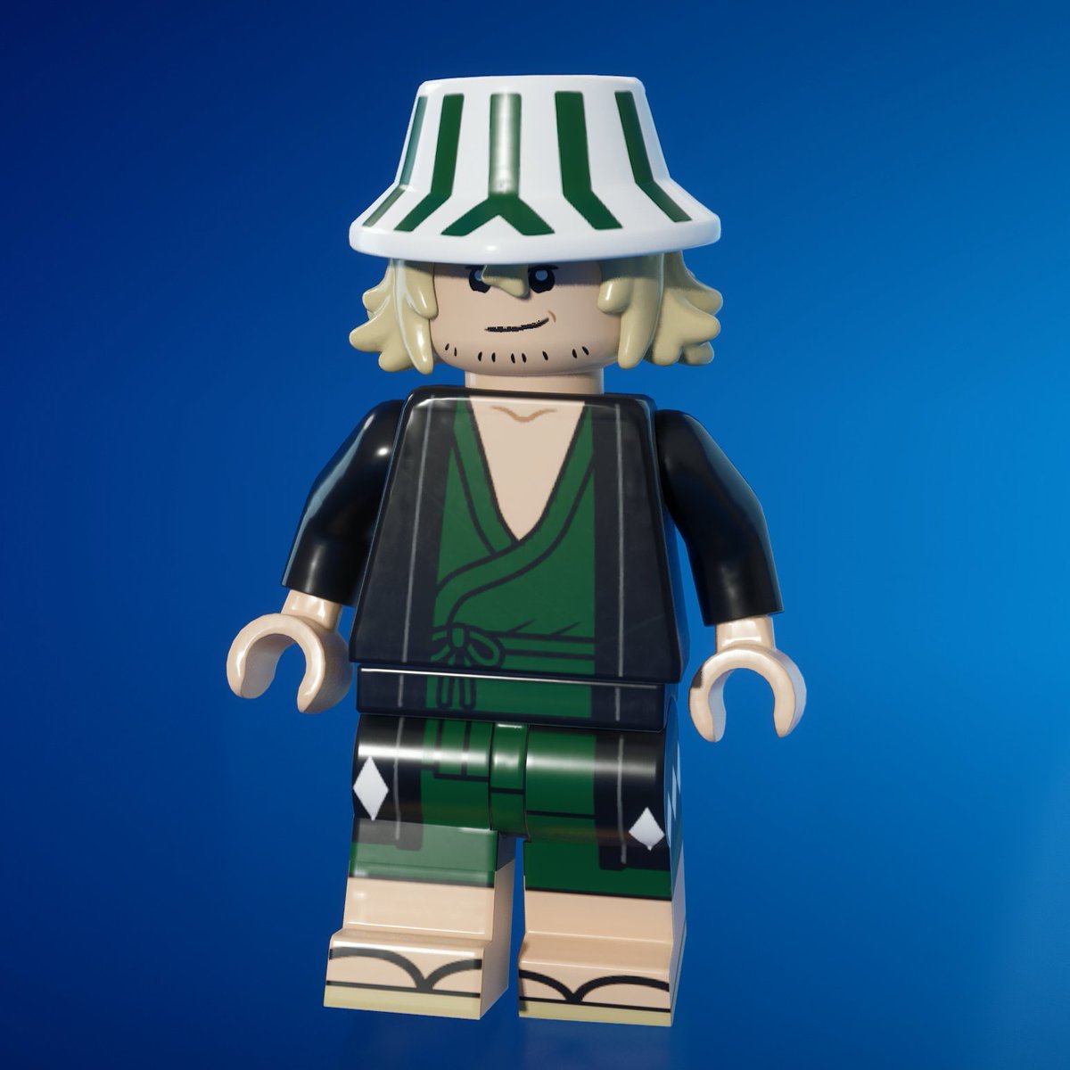 buried2_'s tweet photo. Lego Yoruichi and Kisuke in Fortnite Holy shit 😭 #BLEACH https://t.co/BiDIO6Sjr4