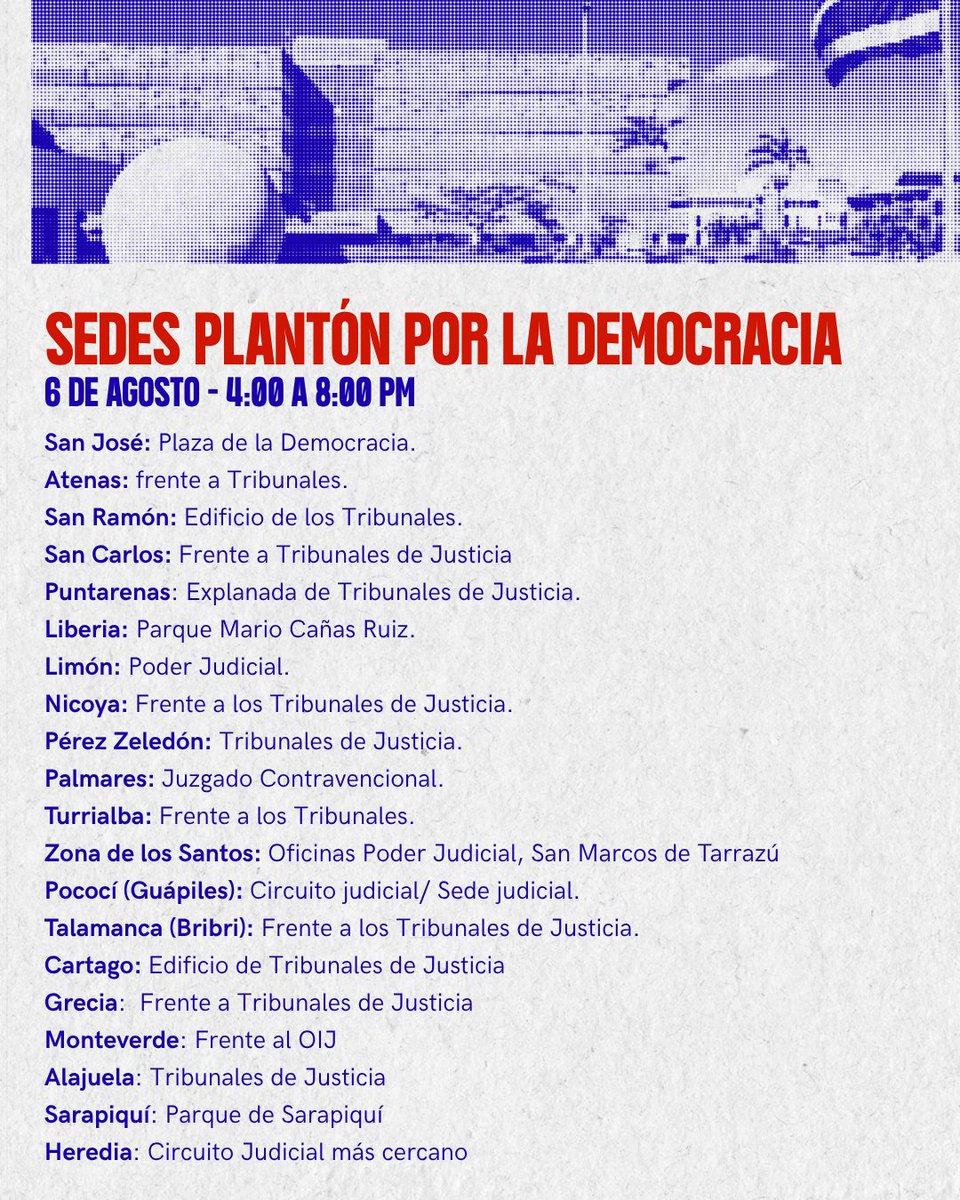 MelanyMora2605's tweet photo. Si les queda muy lejos me tomé la tarea de recopilar todas las convocatorias que he visto en otras regiones del país. La democracia no solo se defiende una vez cada cuatro años!! RT para que le llegue a más gente. https://t.co/p2IJ8aLNsN