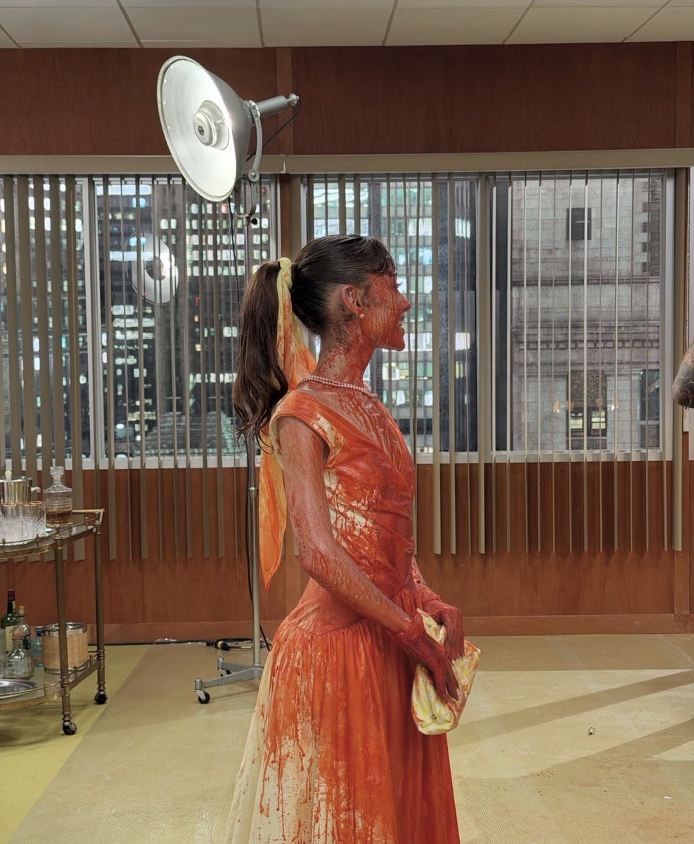 TeamArianaHQ's tweet photo. Ariana Grande on the set of the music video for ‘petal’ ꕤ https://t.co/T8RN1CA1D6