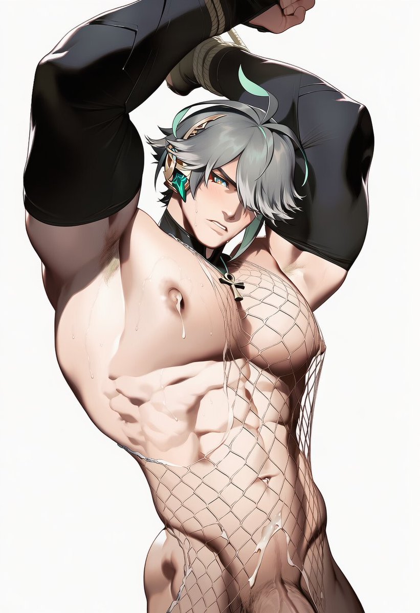 mumupaxfs's tweet photo. #AIart #yaoi #nsfw #bl #bara #huge_penis #alhaitham https://t.co/RCHvlL2bKs