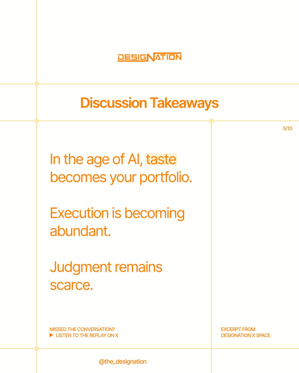 The_DesigNation's tweet photo. Excerpts from our last  X Space with @zazzygfx https://t.co/OlpB18Q7xy