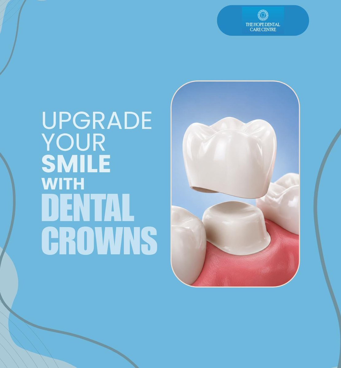 HopeKanata's tweet photo. Give your teeth the treatment they deserve and upgrade your smile with dental crowns. Crowns can restore weak, broken, or decayed teeth and can last for many years with proper care.
.
.
.
https://t.co/jBkwlKrqsh
343-803-6333
500 Hazeldean Rd Suite 107, Kanata, ON K2L 2B5 https://t.co/du4356bKjG