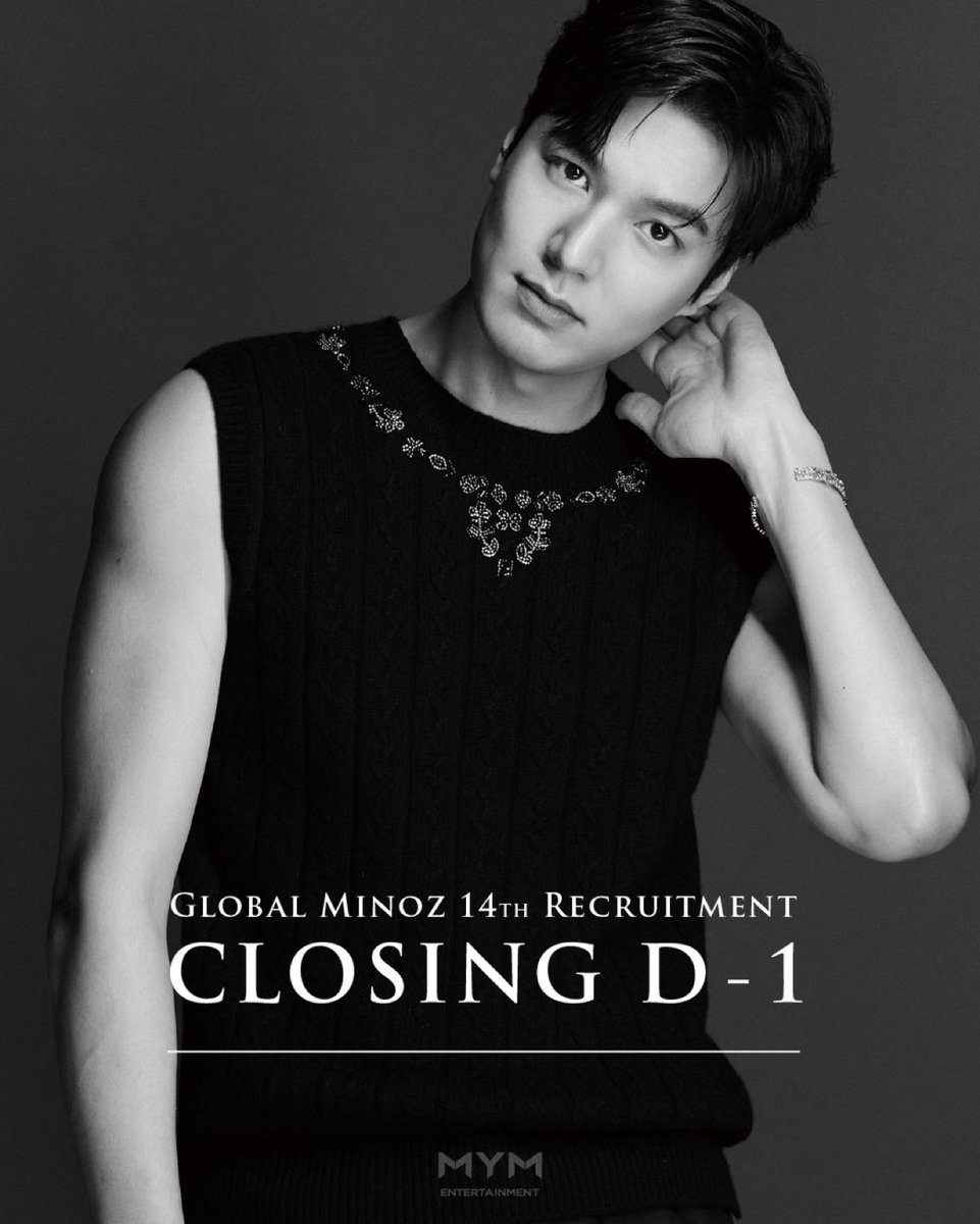 LeeMinHo4II's tweet photo. [#LEEMINHO]
글로벌 미노즈 14기 모집 종료 D-1 
아직 가입하지 않으신 분들은 서둘러 접수 바랍니다
Global Minoz 14th Recruitment Ends Soon!
If
📅23. 6. 1(Thu) ~ 23. 7. 21(Fri)
🚨 𝐍𝐎𝐓𝐈𝐂𝐄
🔗Koreans: https://t.co/NarWLuz0el
🔗Foreigners: https://t.co/gmzArm18kK https://t.co/RrCqQcIpqE