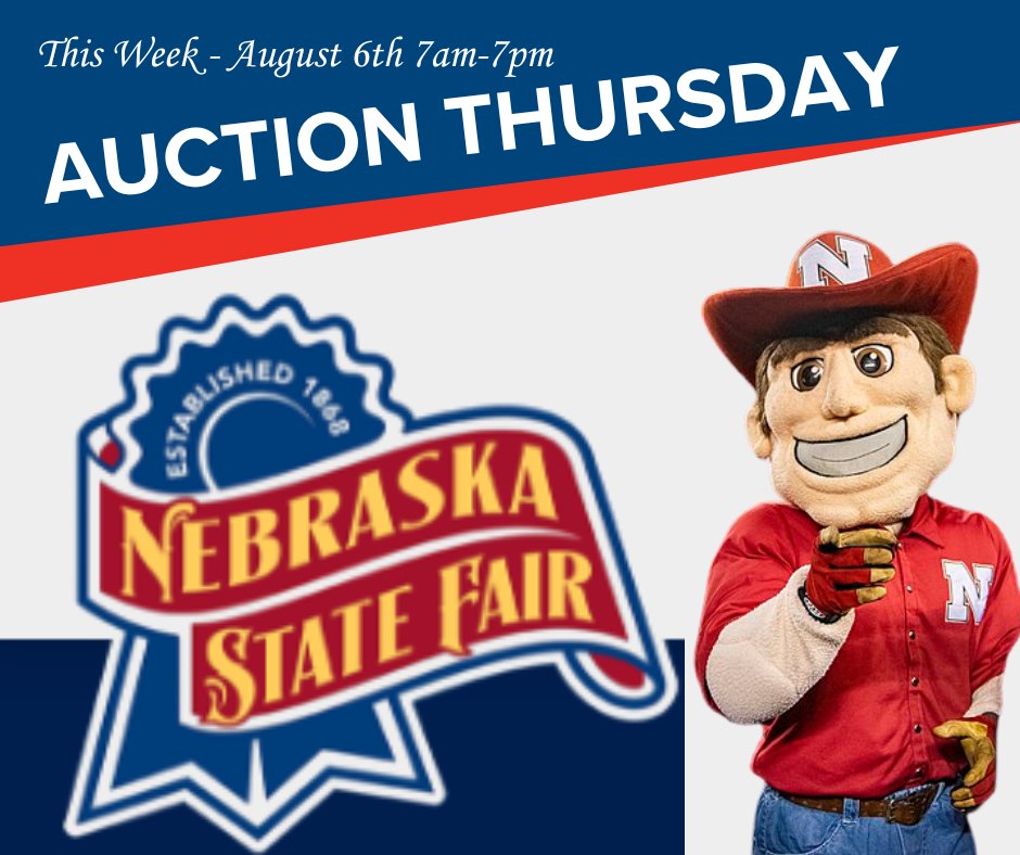 CASAkansas's tweet photo. Bidding is NOW OPEN on a package of (4) Nebraska State Fair admission tickets, valid August 28 – September 7.
Place your bid today: https://t.co/gNhbwt13qJ
Tag your favorite fair buddy and help us spread the word! https://t.co/z9RdgYhCjY