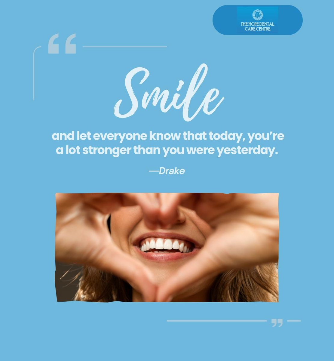 HopeKanata's tweet photo. Every challenge that you've faced and overcome has made you stronger. Wear that smile as a reminder of all that you've overcome
.
.
.
https://t.co/jBkwlKrYhP
343-803-6333
500 Hazeldean Rd Suite 107, Kanata, ON K2L 2B5
.
.
.
#smile #innerstrength #courage #TheHopeDentalCareCentre https://t.co/9DdnEdlC9L