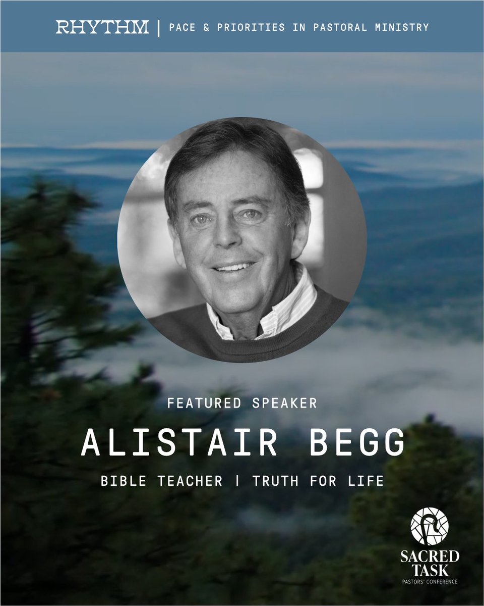 TalbotSemPhx's tweet photo. We're excited to have Alistair Begg joining us for the Sacred Task Conference on October 27th! Register now at https://t.co/EavfjwoKaM to save 20%. https://t.co/5Fw29TvhMY