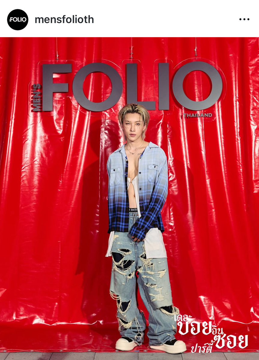 caafai22's tweet photo. Please let Noeul style himself for every fashion event. He absolutely ate—so hard, man.

BOSSNOEUL AT SOI PARTY
#MensFolioThailand
#เดอะบอยอินซอยปาร์ตี้ https://t.co/xs3qoaCgeC