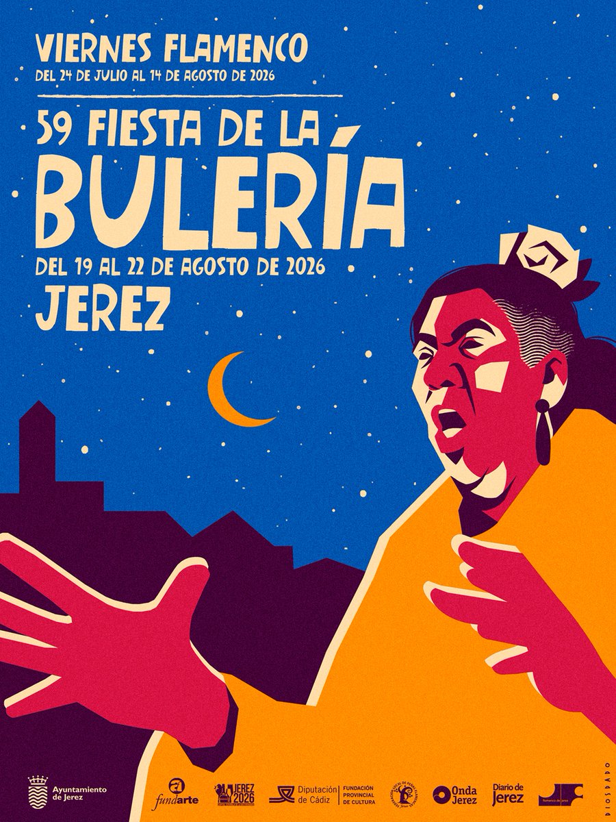 flamencotickets's tweet photo. 20 Aug at 21:30
59 FIESTA DE LA BULERÍA
Macarena de Jerez, Luis El Zambo and La Macanita. Ismael Heredia, Domingo Rubichi and Manuel Valencia
Plaza Belén (Jerez de la Frontera)
https://t.co/xKiXCAUdtG
#flamencotickets #Jerez https://t.co/2zvorcLap0