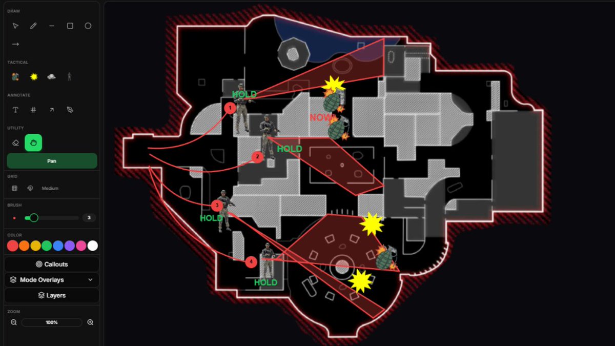_CODStats's tweet photo. Your next winning play starts here ๐ง ๐ฅ
Draw, save & share competitive CoD strategies. Collaborate live & sync strats directly to your Stat-TrackR team ๐ฏ
๐ฅ Unlimited strategies with Premium
https://t.co/gjFlyGyOB0
#CODStats #CODLeague #CODTools #CODStrats #CallofDuty https://t.co/dtfEUUR3H3