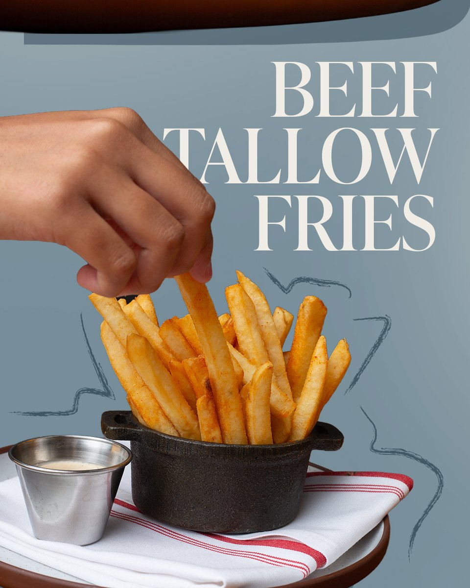 YardbirdGroup's tweet photo. Meet the side dish that's stealin' the show. 🍟
Our house fries are now cooked in 100% beef tallow, delivering that golden crunch and rich, savory flavor in every bite.
Simple done Southern. Just the way we like it. 😋
#YardbirdRestaurants #BeefTallow https://t.co/dmW3lDnFtq