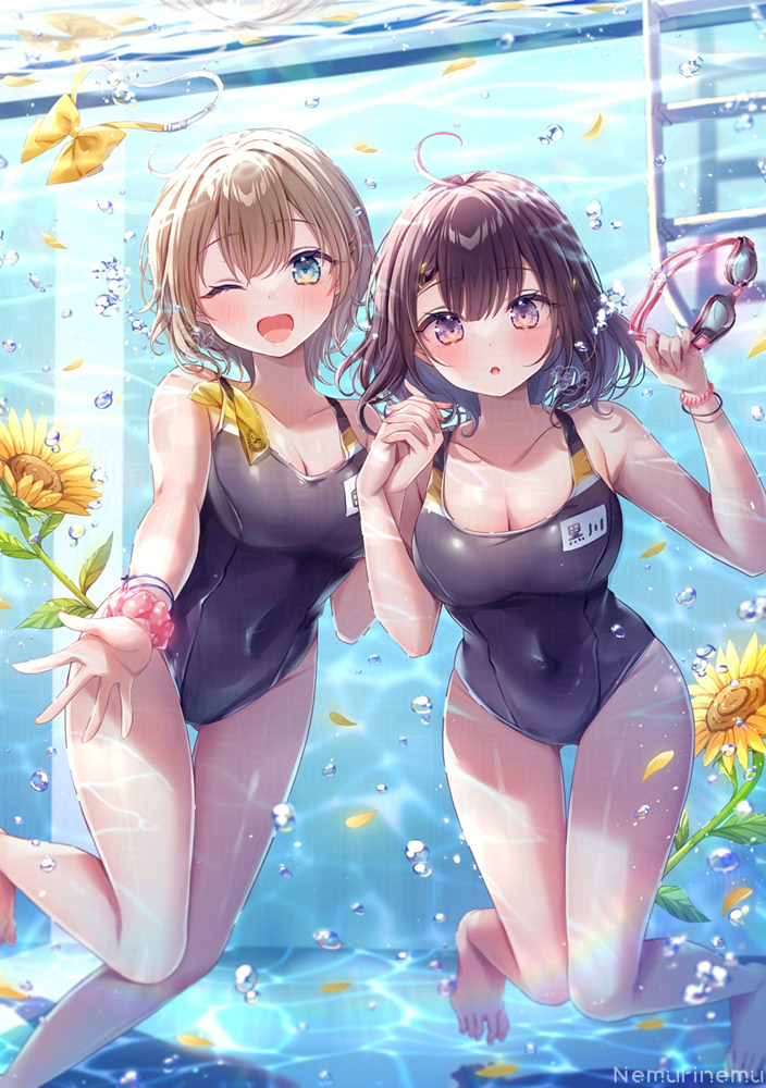 Nemuriris's tweet photo. 「ほらっ！手つないで♡」 https://t.co/6hXyPLsRP5