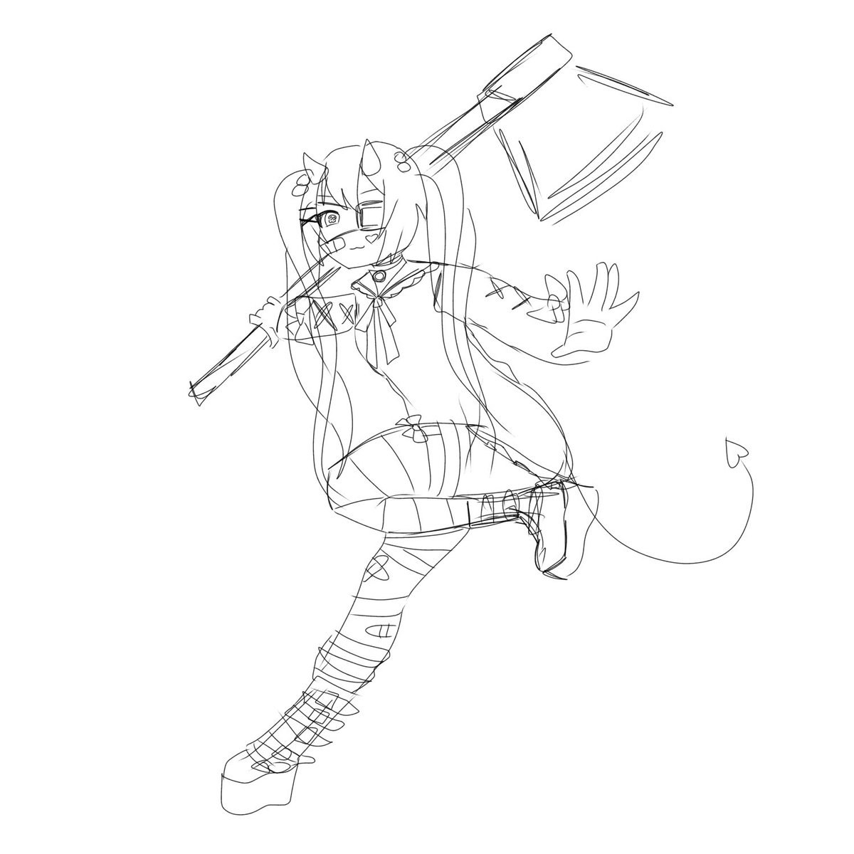 scaringyart's tweet photo. sketch - lineart ♡ https://t.co/5rkokrghi7
