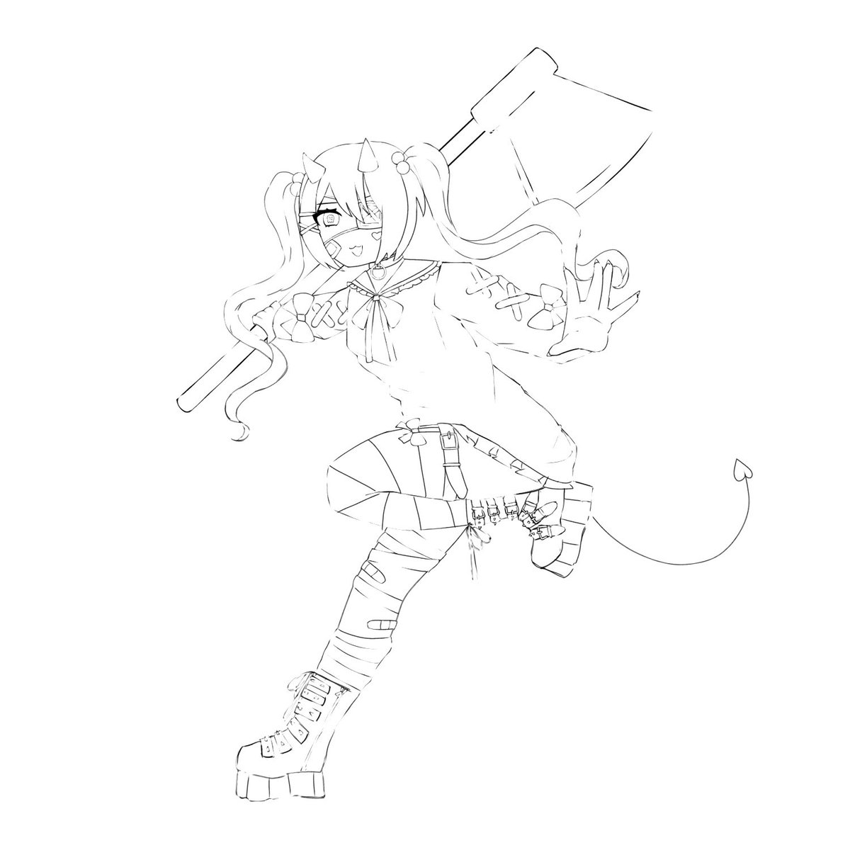 scaringyart's tweet photo. sketch - lineart ♡ https://t.co/5rkokrghi7