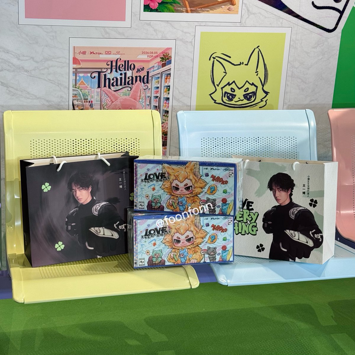 NFonfonn's tweet photo. ปล่อยยก Box ของใหม่ยังไม่แกะ แท้ 100% +แถมถุง 3,400.- 💗 (ปกติ 4,400.-) สนใจ inbox หรือทัก IG foonfonn (25,600+) ได้เลยค่า

#ตลาดนัดหวังอี้ป๋อ 
#29yrsWANGYIBO 
#wangyibo 
#AOOHelloThailand 
#AOO_PopUp_Thailand #xiaoaoo https://t.co/s6gOdj4SZN