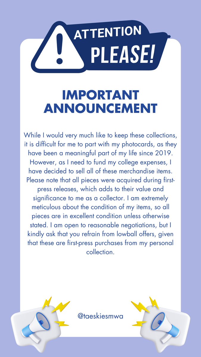 taeskiesmwa's tweet photo. Here's the Important Notice and Terms and Conditions. https://t.co/aePxtPyiIN