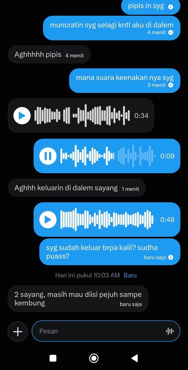 will_hahh's tweet photo. punya lonte di tuntun sbentar udahh muncrat 2 kali, murahan banget ya mmk kmu??? malah ngemis di kasarin, ngemis mau di penuhin mmk nya sampe banjir pejuu... Nurut lagii? lonte anehh tpi ku sukaa π
#chatseks #cs #dirtycall #dirtychat #moancowo #moancewe #sange #horny https://t.co/tCh0CcSK0j