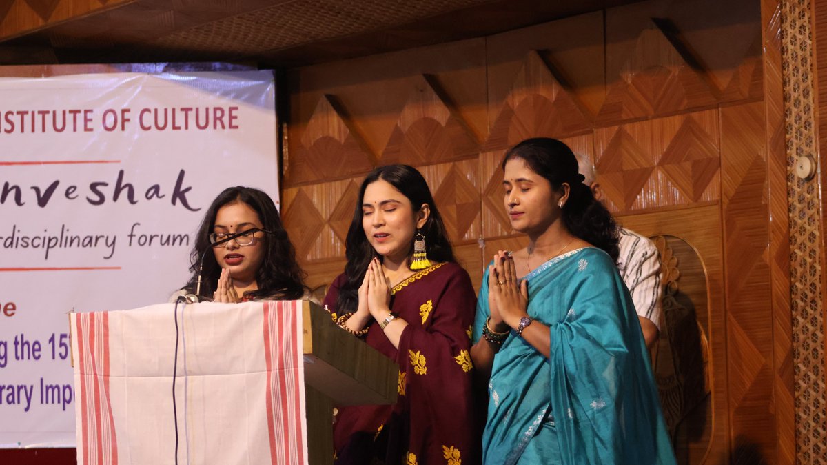 vkicne's tweet photo. Today, we successfully held the first session of the new season of Sanskriti Anveshak on the theme, "The Vaishnav Movement in Assam during the 15th and 16th Centuries: Its Continuity and Contemporary Importance." https://t.co/3rj1iKEniS