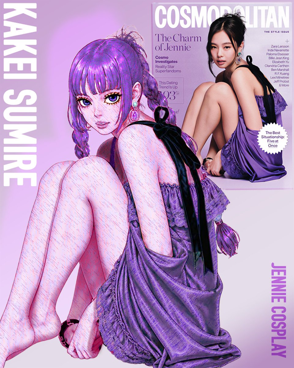 xenlon_420's tweet photo. BORUTO -TWO BLUE VORTEX-🔥

スミレの百変化💨その七❤️‍🔥

BLACKPINK JENNIE コスプレII💜
後ろのジェニーは本物そのまま貼ってますw https://t.co/ynBeZS7UHH
