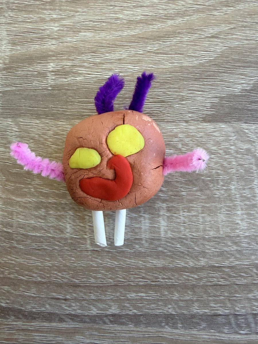 Talkwithsisib's tweet photo. My daughter made this.

Please tell me what you think it is because we’re crying laughing over here. 😭😂 https://t.co/pDCBSHDWJb