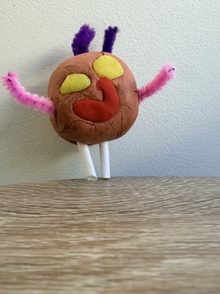 Talkwithsisib's tweet photo. My daughter made this.

Please tell me what you think it is because we’re crying laughing over here. 😭😂 https://t.co/pDCBSHDWJb