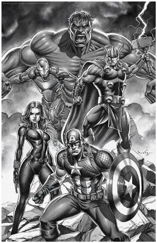 iamluke85's tweet photo. #avengers artwork by #CarlosValenzuela https://t.co/oIKnn2CzgS