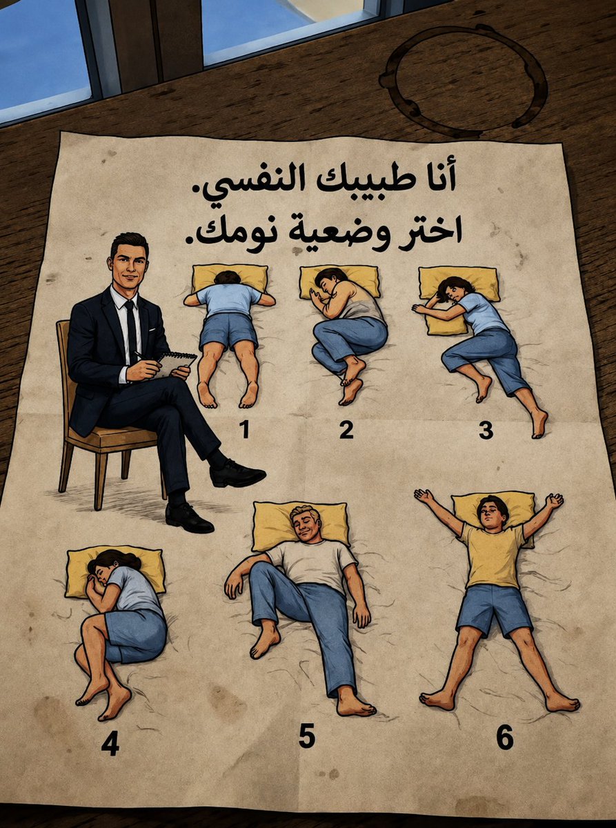 abo3hjkd's tweet photo. اختار وضعية نومك وسأخبرك بتحليل شخصيتك!! https://t.co/STl4KpgToR