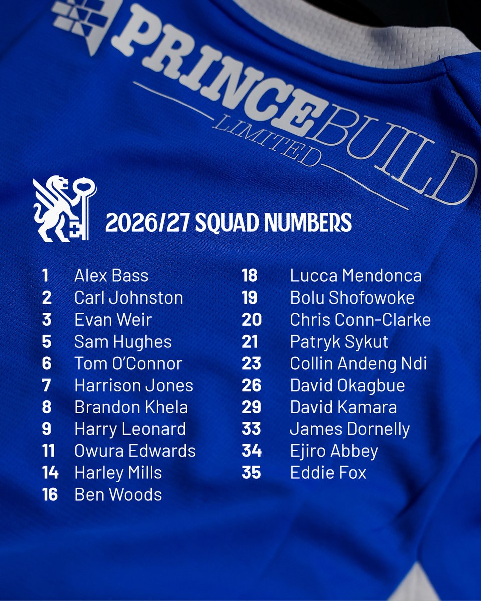 theposh's tweet photo. The squad numbers have been confirmed ahead of the new season. You can register numbers at any point, so players who are currently injured can be added a later date.
Full story ➡️ https://t.co/Qwqs5w46aO
#pufc https://t.co/qjOBs4nVVO