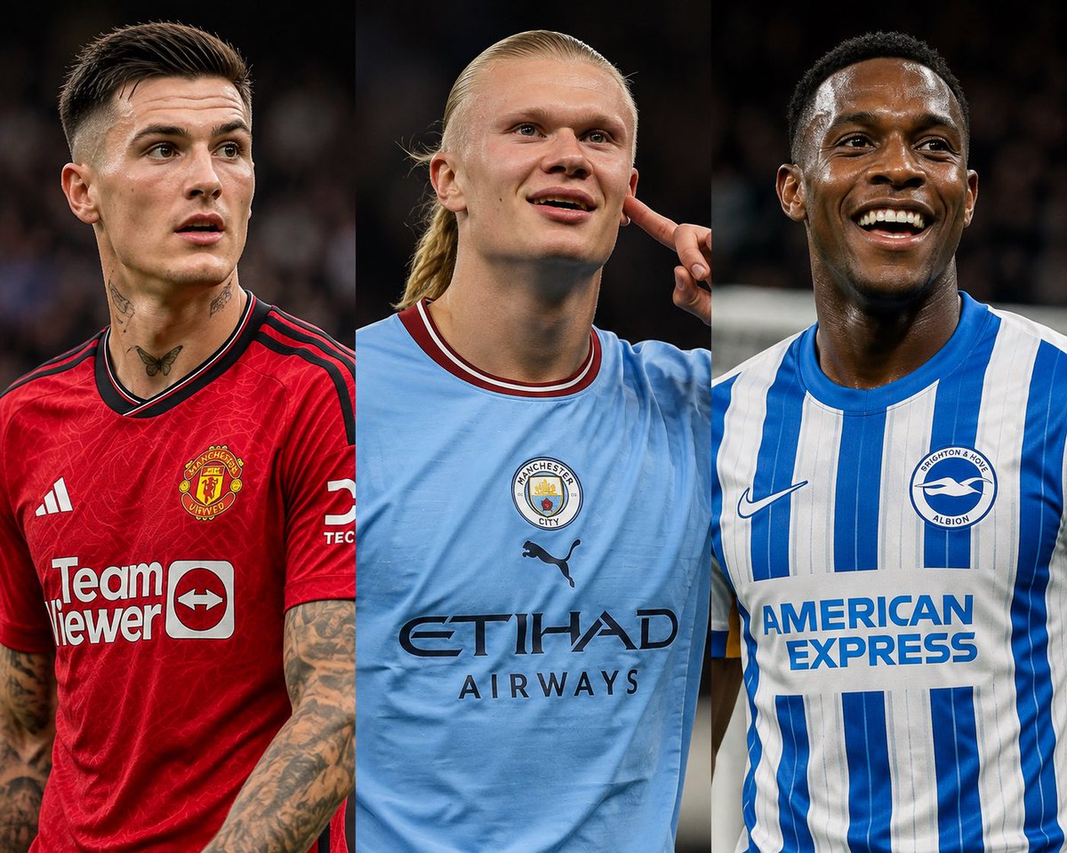 TheCarrickLens's tweet photo. Who finishes the season with the Premier League Golden Boot? 👀

🇸🇮 Benjamin Šeško  
🇳🇴 Erling Haaland  
🏴󠁧󠁢󠁥󠁮󠁧󠁿Danny Welbeck (Grandpa)

Pick ONE name.

Let's see who gets exposed at the end of the season. https://t.co/sYYY7en92k