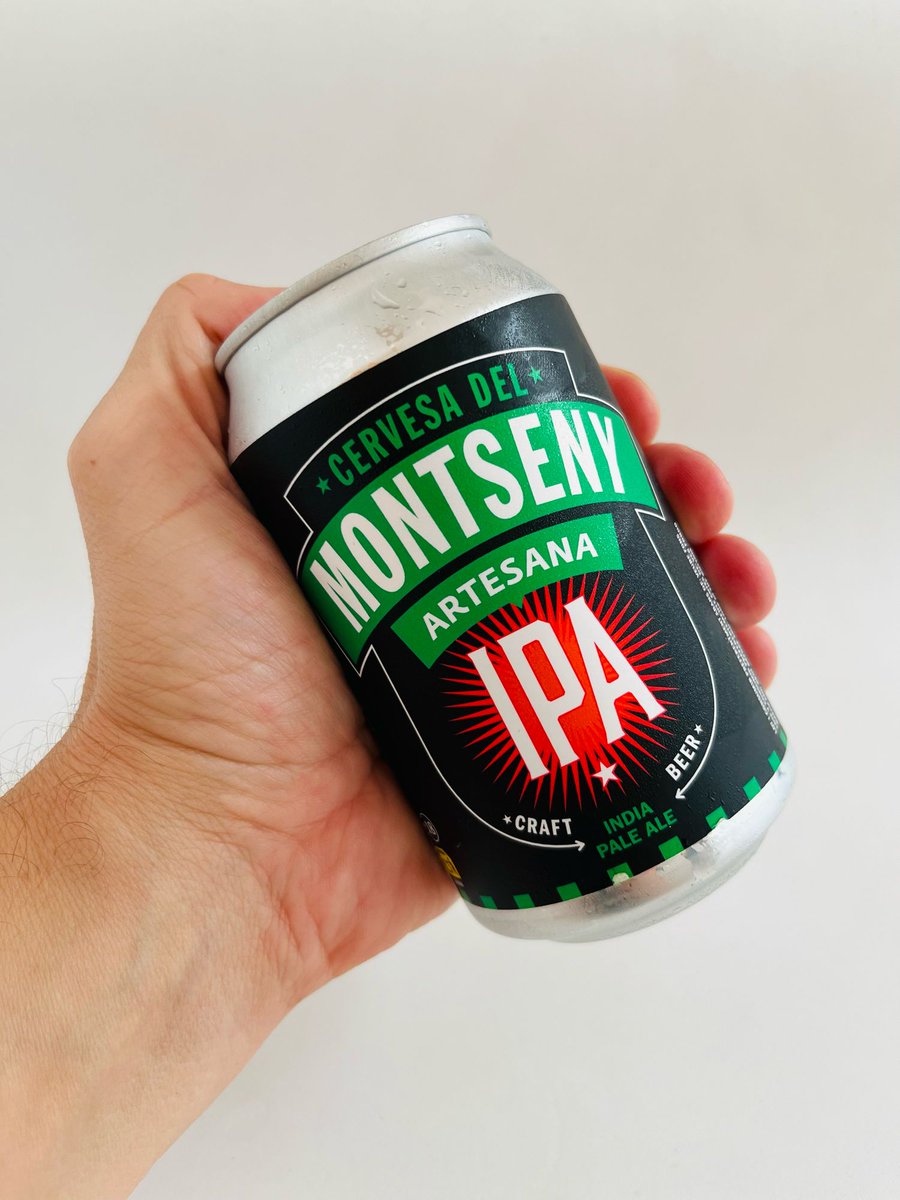 cervezadviernes's tweet photo. Como cada primer jueves de agosto, celebramos el #IPAday, hoy desde Barcelona con esta Montseny Artesana IPA.
Style: India Pale Ale
Alc. 6,4% Vol. 33cl. IBU’s n/a
Brewery: @cervesamontseny
#Bcn #Spain https://t.co/VUguVkzkpX