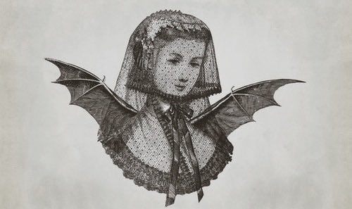 eyremoors's tweet photo. favorite victorian bat lady piece https://t.co/6CIXAZgcxn