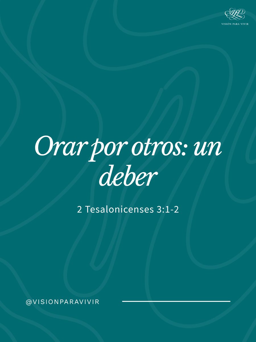 vpv_oficial's tweet photo. Orar por otros no es opcional. Es un deber.
Y cambia lo que pedimos. Cristianismo Firme - https://t.co/s5ZZcspuen https://t.co/0W9MzEPlod