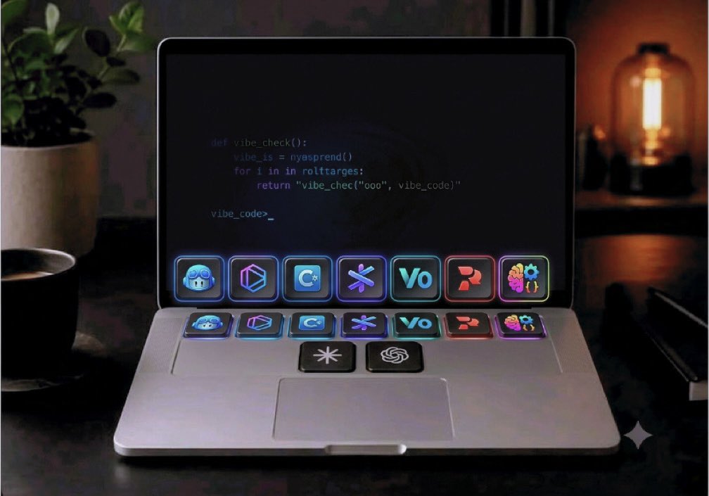 HamidoFx1's tweet photo. I think it’s high time tech giants like Apple, Microsoft, Lenovo, and Dell start producing this laptop for vibe coders 😭💀 https://t.co/OWnPa9aLED