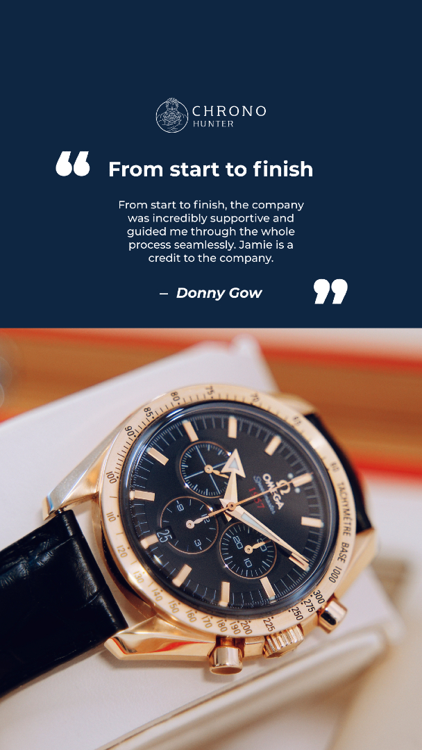 TheChronoHunter's tweet photo. Another happy customer! Thinking of selling your Omega? Get multiple offers from trusted buyers with Chrono Hunter and maximise your watch's value. #SellMyOmega #ChronoHunter https://t.co/ZgAiRKSC2d