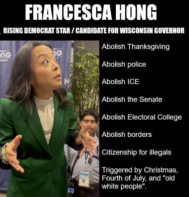 wrialhuden's tweet photo. Hey, Democratic Party of Wisconsin!
Is this the best you got? 😂
#FrancescaHong https://t.co/qOMiie92iK