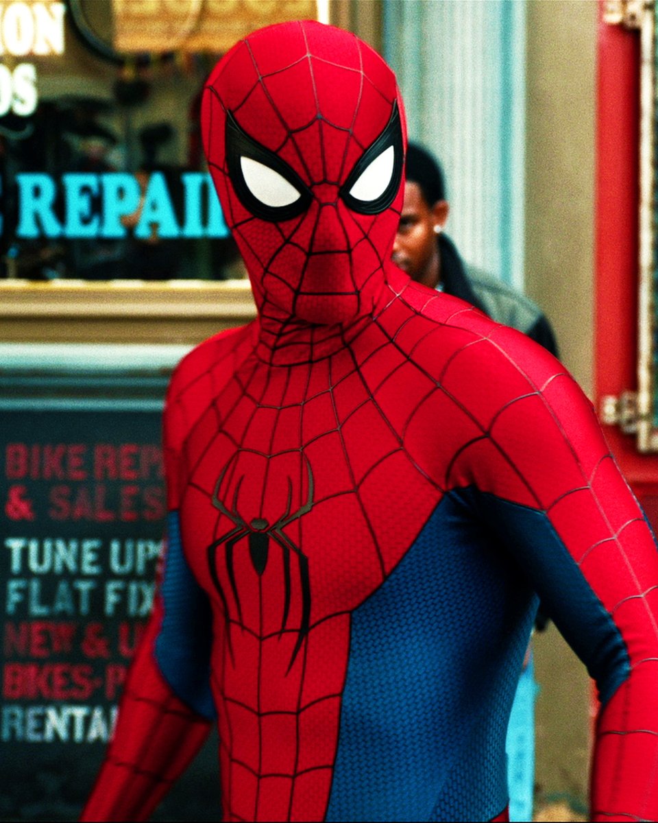 MCU_Direct's tweet photo. SPIDER-MAN: BRAND NEW DAY is the first Tom Holland-led #MCU film where Peter Parker wears just one costume throughout the entire movie. https://t.co/ne0ibYvsNq