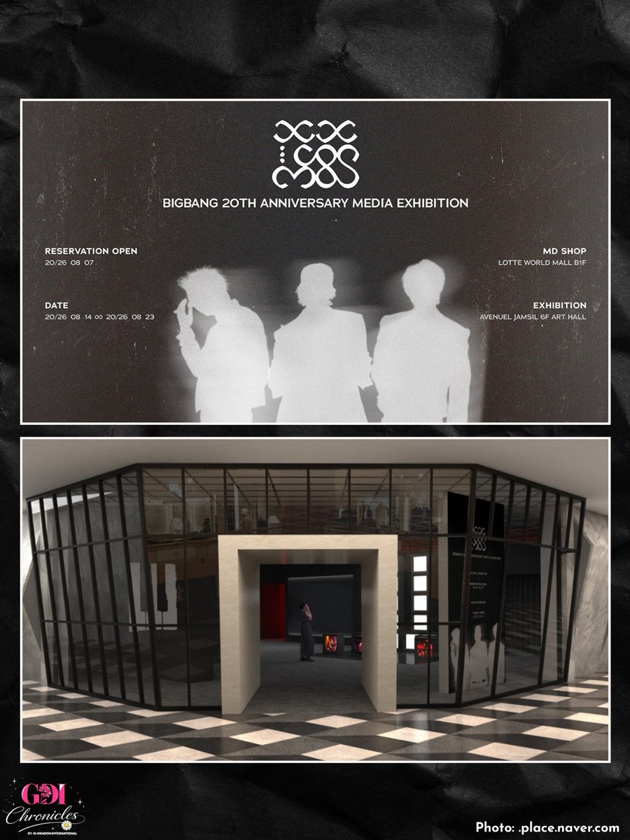 gdragonintl's tweet photo. 🎉 The journey begins.

The COSMOS BIGBANG 20th Anniversary Media Exhibition is almost here! Experience an immersive exhibition celebrating 20 years of BIGBANG through music, visuals, and media art.

📅 Exhibition: August 14–23, 2026
🎟️ Reservation Opens: August 7, 2026 • 8:00 PM (KST)

⚠️ Advance reservation is required.
• One reservation per person
• No walk-ins
• Entry is valid only for your reserved date and time

Don’t miss this special prequel to BIGBANG’s 20th anniversary celebration. 👑

#BIGBANG #BIGBANG20 #COSMOS #BIGBANG20thAnniversary