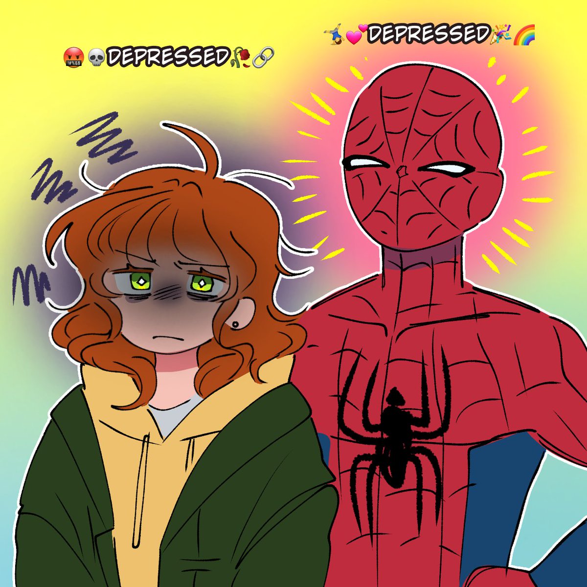najsteezers's tweet photo. #spiderman #brandnewday #peterparker #jeangrey https://t.co/MLyH6GHg2L