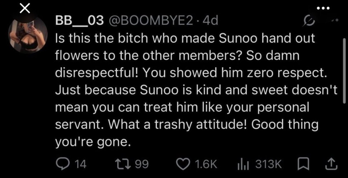 HoppsIssac's tweet photo. @BOOMBYE2 what a stupid bitch you are, stop tryna act like the victim and reflect on this image you weird ass freak Im not saying that you should do what SHE did but go reflect on what you said weirdo such a dumbass https://t.co/DSjw05P1OT