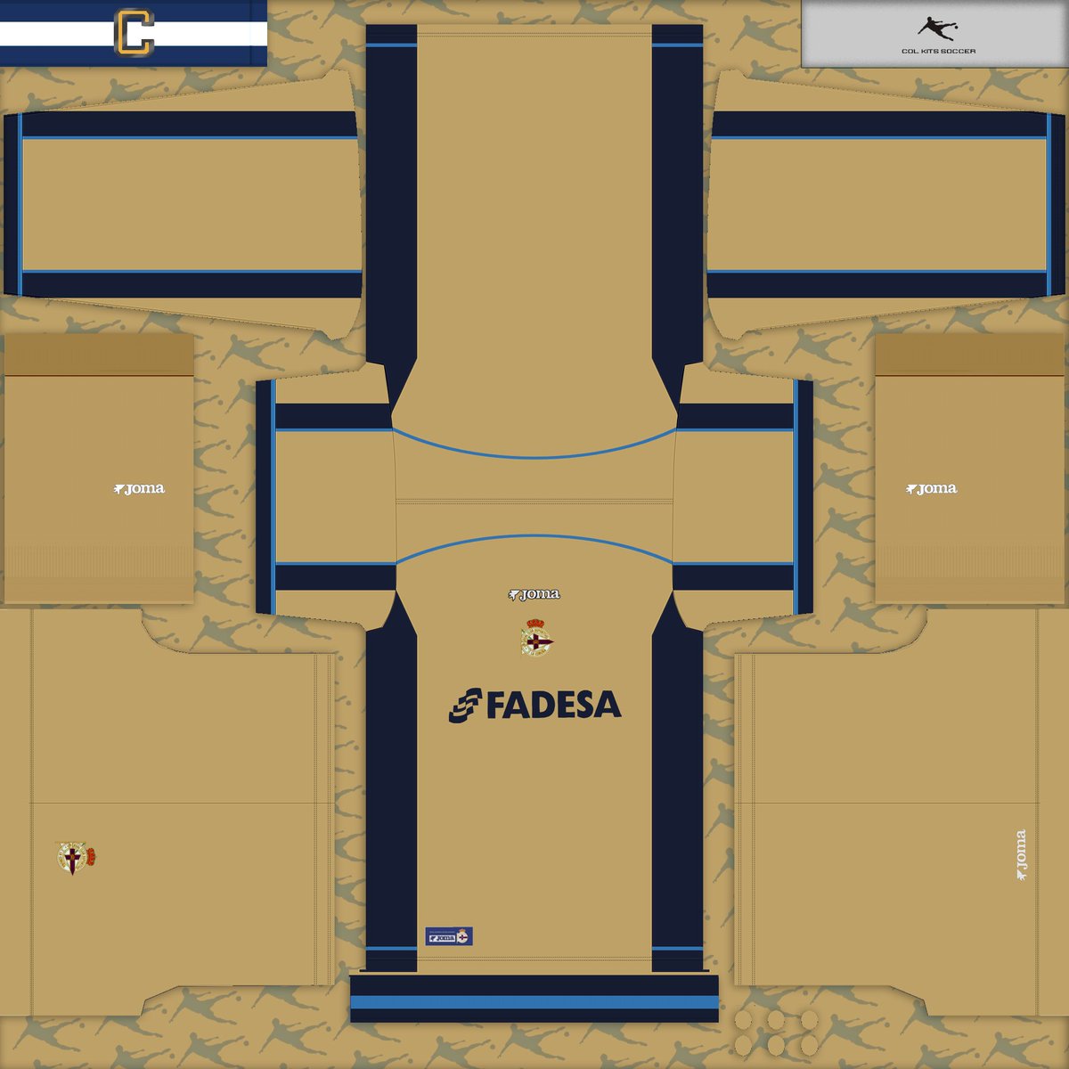COLKITSSOCCER's tweet photo. 🚨 Nuevo Retro Kit disponible 🔥
Hoy les traigo el Deportivo La Coruña 2003 Retro Kit para PES 2021 en formato PNG. 💙🤍
LINK :
https://t.co/RBtok4miuo
#eFootball #PES2021 #RetroKit #DeportivoLaCoruña #FootballKit #Kitmaker https://t.co/0pj0tDxfZb