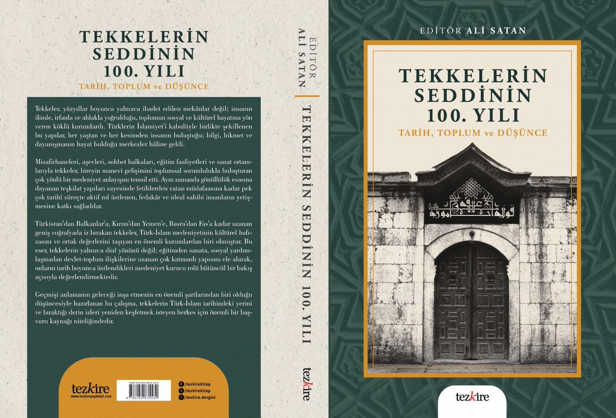 hicrettoprak's tweet photo. Yeni Yayın!.

Tekkelerin Seddinin 100. Yılı | Tarih, Toplum ve Düşünce 

Değerli Ali Satan'ın editörlüğünde hazırlanan kitapta benim de "Tekkeler Kapatılırken Diyanet İşleri Başkanlığı: Kurumsal Suskunluğun Teo-Politiği" başlıklı bir bölümüm yer alıyor. 

Hayırlara vesile olsun..

@tezkirekitap 
@alisatantarih