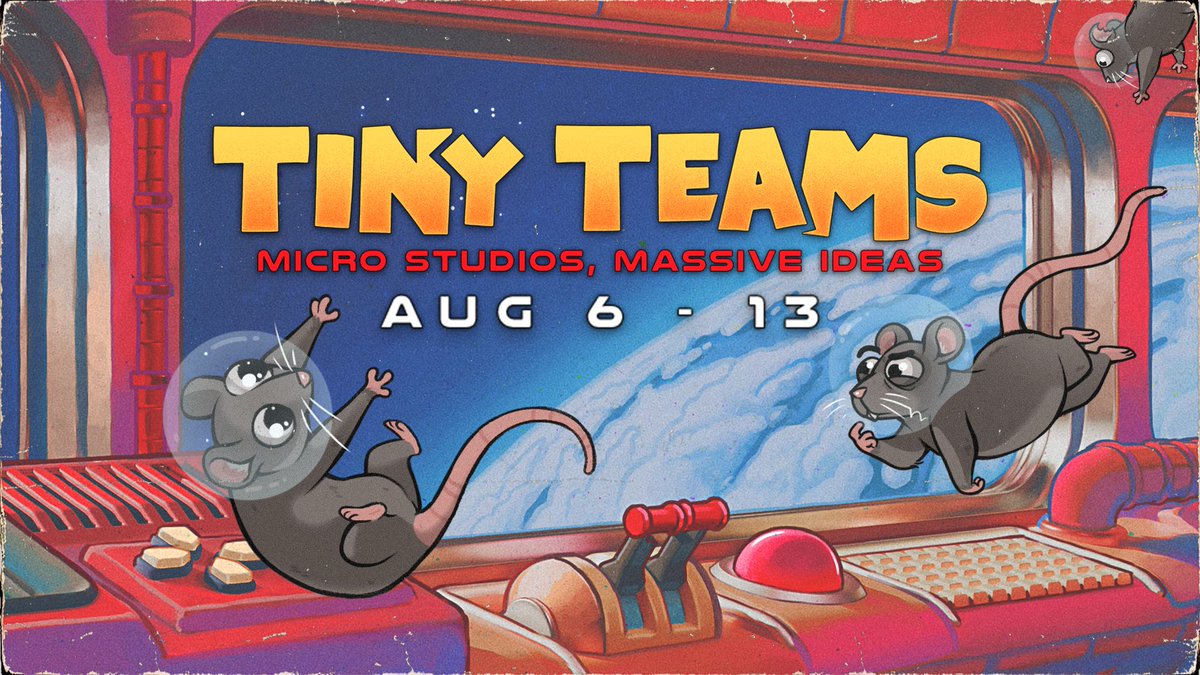 TinyTeamsFest's tweet photo. 📢 Tiny Teams 2026 has begun! 📢

Check out the carefully curated selection of indie gems created by small team game developers here: https://t.co/AirvfcS7h3 https://t.co/NBGYzYBE0A