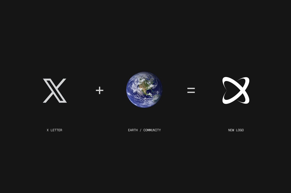 rubenhume's tweet photo. Here’s my take on an X logo redesign.

Naturally, anything Elon owns must look like it came from space. https://t.co/JSgyvuq89l