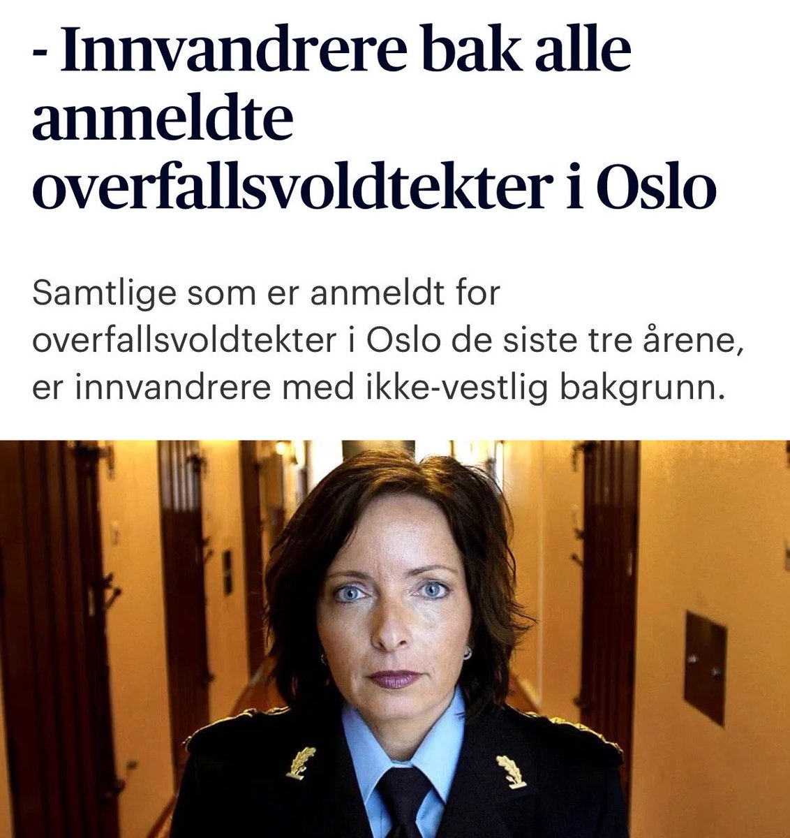 LiseSorensen_'s tweet photo. No, this is definitely NOT a universal thing. If it were, we wouldn’t see such huge differences between groups.

In one Oslo report, every single reported assault rape was committed by an immigrant with a non-Western background.

A lot of MENA men see Western women as sluts who deserve no respect. And while people keep making excuses for this, more women get raped.