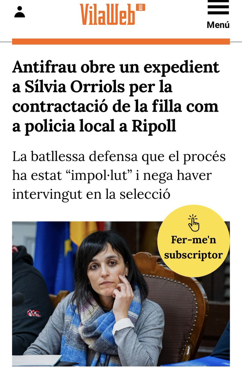 viquirepublica's tweet photo. 2.000 M€ en irregularitats a la DGAIA?
NO HAN MOGUT DIT.

Centenars de pisos posats en nom de fundacions sense ànim de lucre que acabarem pagant tots?
NO HAN MOGUT DIT.

167,5 M€ donats a gent que no complia els requisits?
NO HAN MOGUT DIT.

3,5 M€ de forat en la Copa Amèrica?
NO HAN MOGUT DIT.

Milions d’euros destinats a una sèrie d’Abacus, sense quota de pantalla? 
NO HAN MOGUT DIT.

Alertadors despedits després de presentar proves d’irregularitats?
NO HAN MOGUT DIT.

Alertadors amenaçats, als que han perseguit i assetjat?
NO HAN MOGUT DIT.

Desenes de nens que han patit casos de pederàstia i abús sexual tutelats per la Generalitat?
NO HAN MOGUT DIT.

3,5 M€ de forat en la Copa Amèrica?
NO N’HAN MOGUT DIT.

Contractes milionaris donats a la màfia Koldo?
NO N’HAN MOGUT DIT.

Menors acollits en pisos tutelats sense contracte?
NO N’HAN MOGUT DIT.

+350 M€ a fundacions privades sense control?
NO HAN MOGUT DIT.

1,15 M€ en subvencions a IDRA?
NO HAN MOGUT DIT.

Quatre directius de la CCMA que van superar el 2021 el sou d’un conseller del Govern? On la jornada laboral no complia els requisits legals necessaris per fixar aquesta jornada? 
El director de La Marató va superar la retribució de secretari general, sense aprovació? Deficiències en les bases de la convocatòria del procediment de selecció?
NO HAN MOGUT DIT.
…
Amb això l'oficina antifrau mai s'ha pronunciat, ha fet res, ni ha mogut dit. 
S'estén el que està passant per una plaça obtinguda complint tots els requisits? O cal un dibuixet? 

Imagineu-vos la de calés, cadires i paguetes que hi ha en joc.