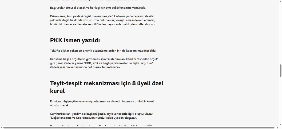 sukhovinrehab5's tweet photo. Dünyada da başka bir örneği var mı bilmiyorum;

İlk defa bir af yasasında doğrudan örgütün adı geçiyor, 'suçun' kendisi değil. Affedilen şey belirli bir örgüt. 'Suç' değil.

Yani DHKP-C veya TİKKO'dan bir kır gerillası yararlanamıyor bundan.

Kanunların ruhuna El Fatiha. https://t.co/RkocvbBZ9W